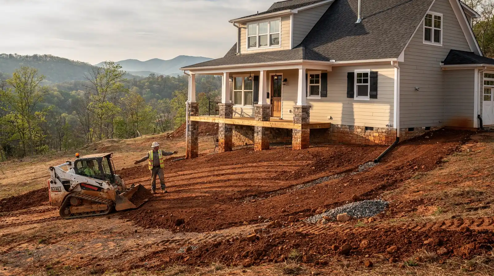 Homeowners preparing residential properties often need grading for driveways, yards, and drainage improvements before