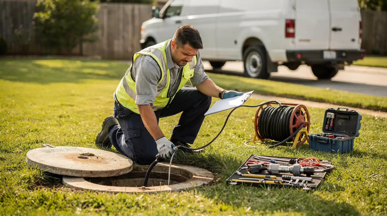 Field line replacement addresses old, broken, or leaking pipes, often using camera inspection to limit