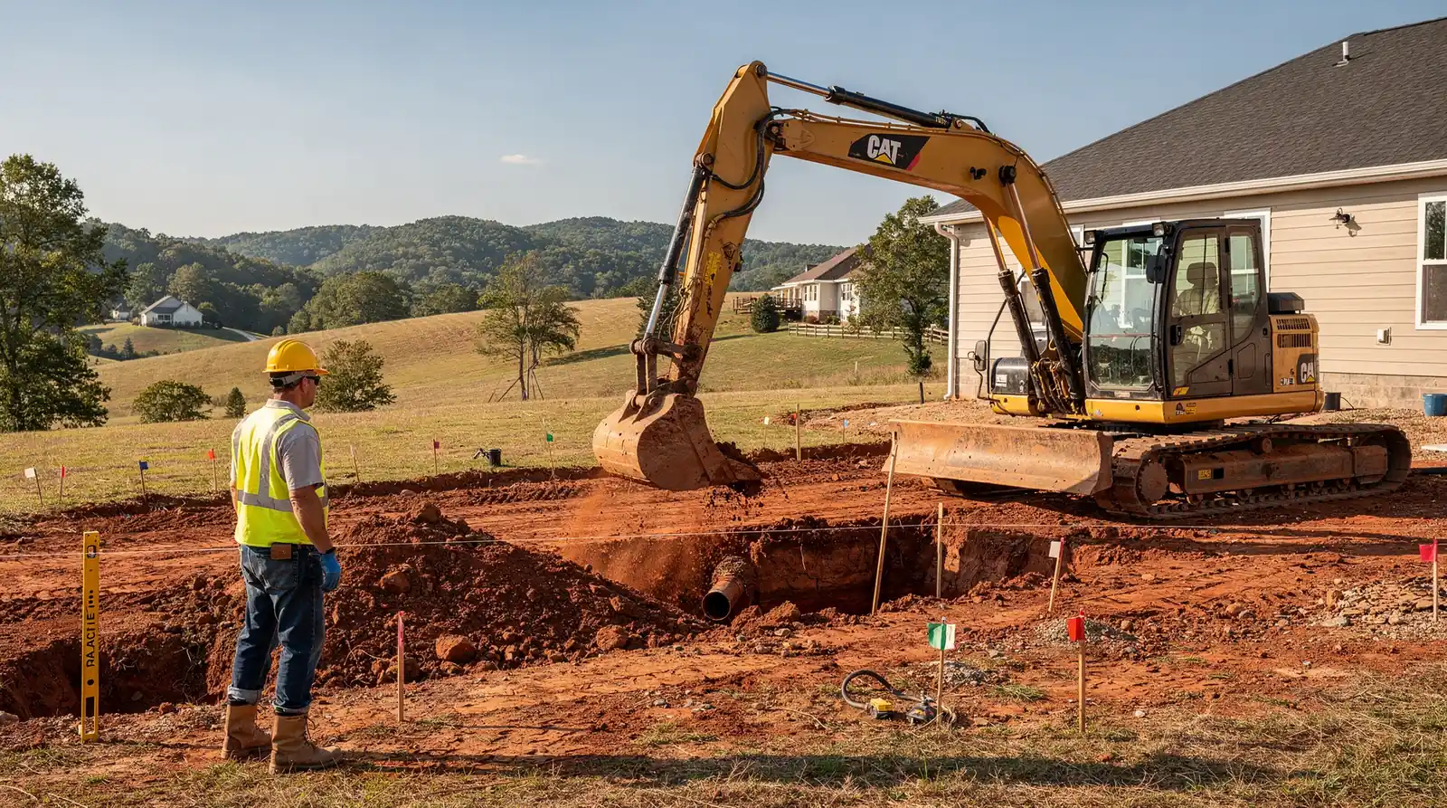 Stewart Brothers Grading is an excavating contractor offering expert grading, land clearing, and site preparation